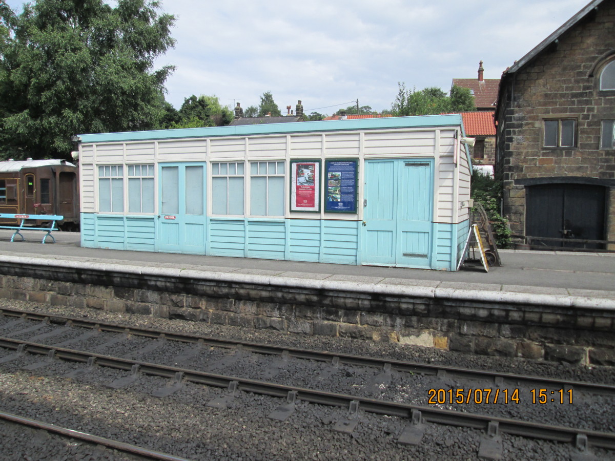 Research material: visit sites, take pictures, find measurements etc.. You get out of your hobby what you put in. This is the NER vintage platform shelter at Grosmont (NYMR) on the 'Up' platform. There's fun in them thar hills!  
