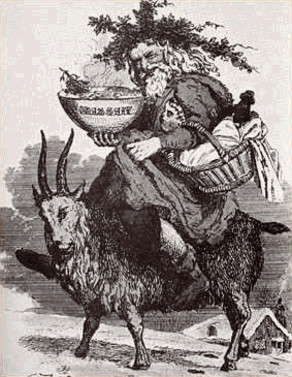 Father Christmas and the Yule Goat