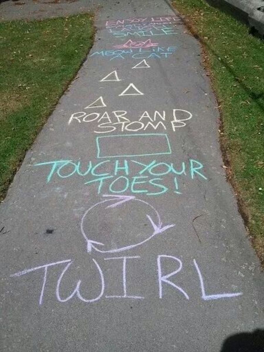 Chalk games can be great fun!