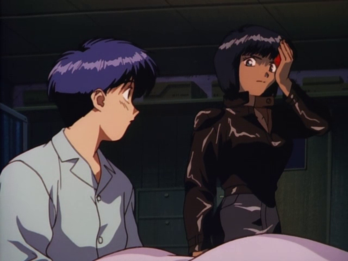 Mitaka's awkward emotions constantly put her in awkward situations around Isurugi.
