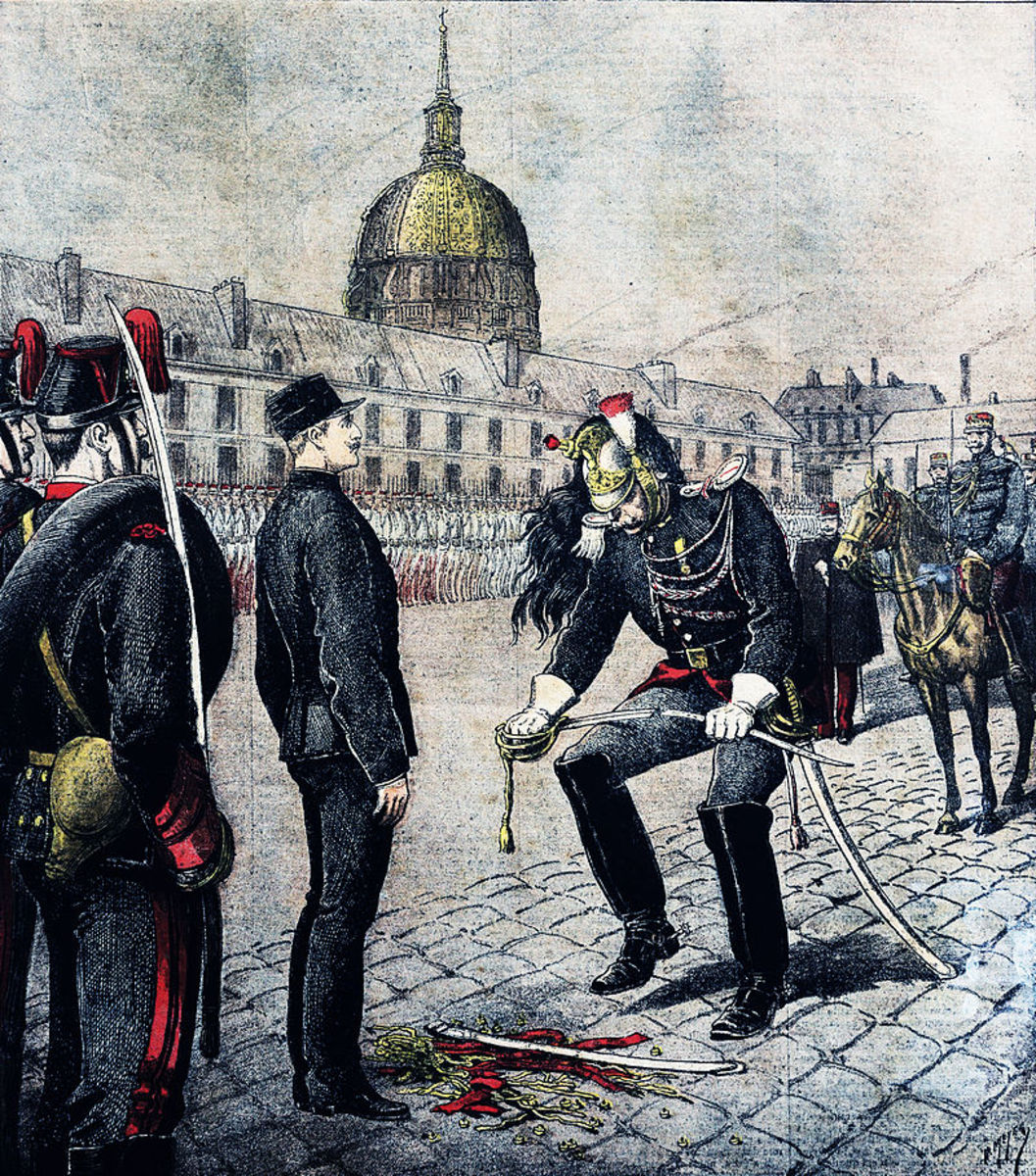 The false accusation of the French artillery officer Alfred Dreyfus of spying for Germany launched a major political crisis in France that did much to radicalize the French right and to form its penchant for antisemitism. 