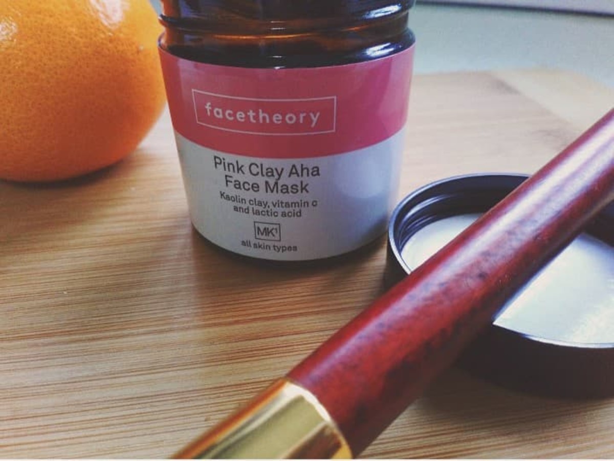 My Review of Facetheory's Pink Clay Aha Face Mask