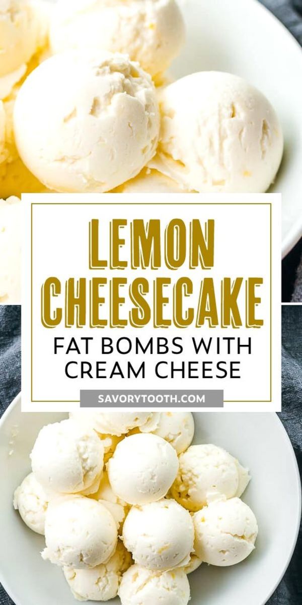 Lemon Cheesecake Fat Bombs from savorytooth.com