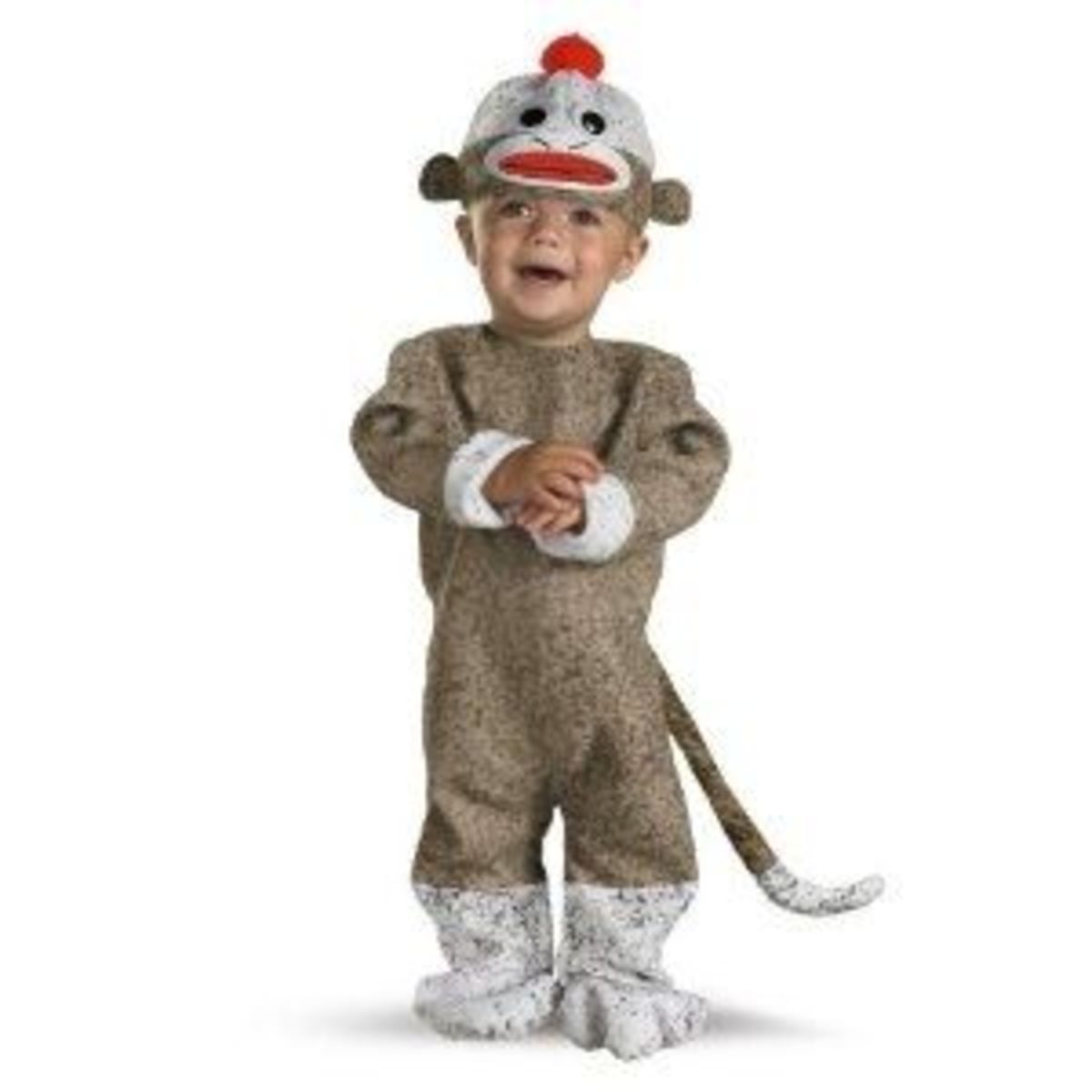 Disguise Inc All NEW Sock Monkey Baby Costume
