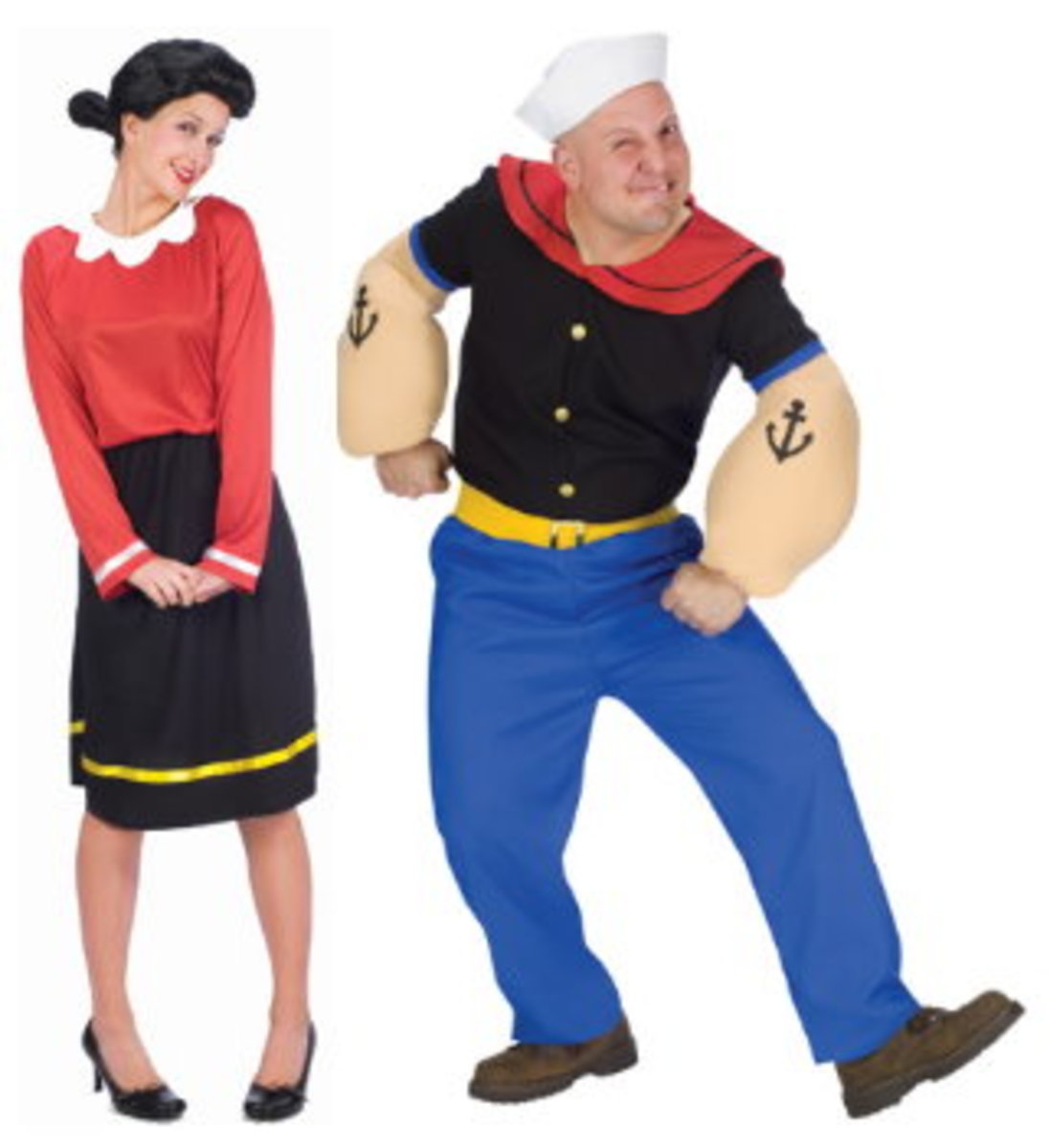 Popeye and olive oyl couples costumes