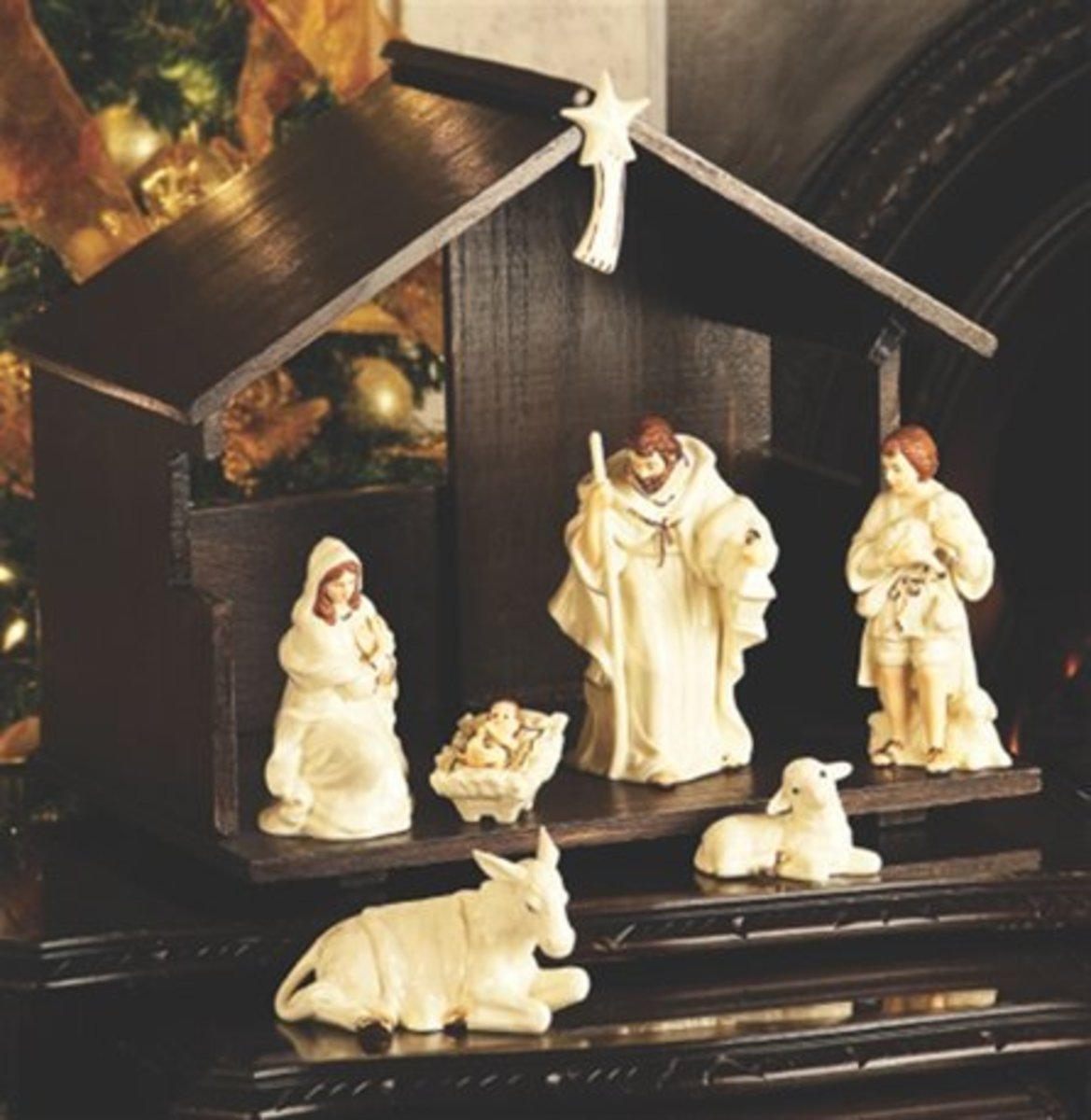 Belleek Nativity Set