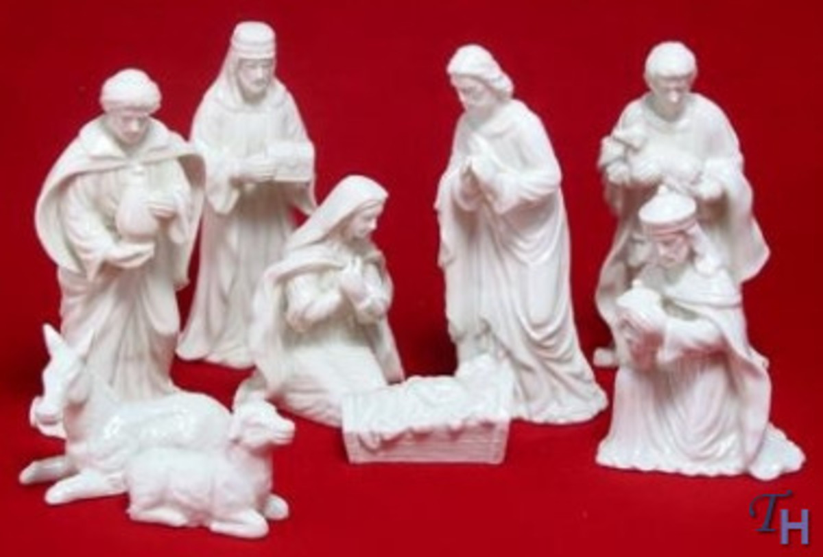 Capturing the spirit of the holiday season, this serene fine-porcelain nativity scene set from Mikasa is sure to become a treasured family heirloom to be brought out and displayed year after year. This 9-piece set includes Mary, Joseph, baby Jesus, t