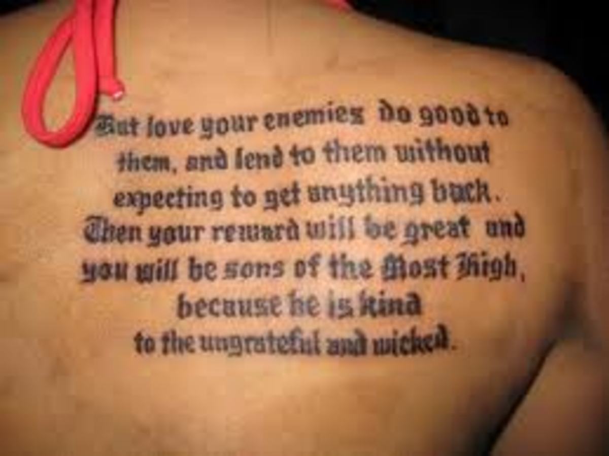 Bible Quote Tattoos And Designs-Bible Phrase Tattoos And Ideas-Bible Related Tattoos And Designs