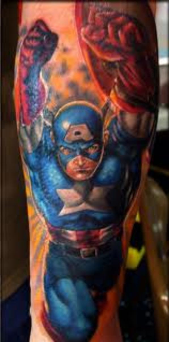 Captain America tattoo by Lukash Tattoo  Post 27764
