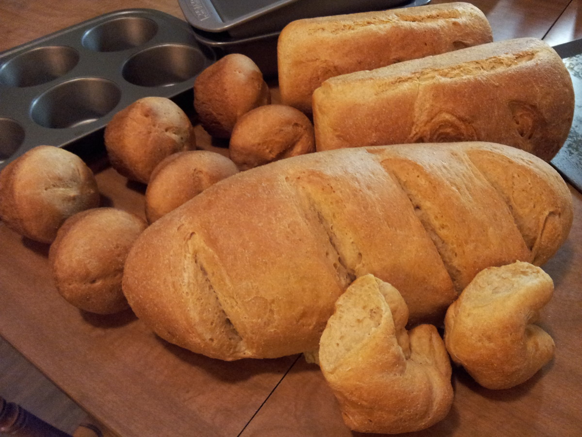 Homemade, GMO-free, Amish Artisan Bread