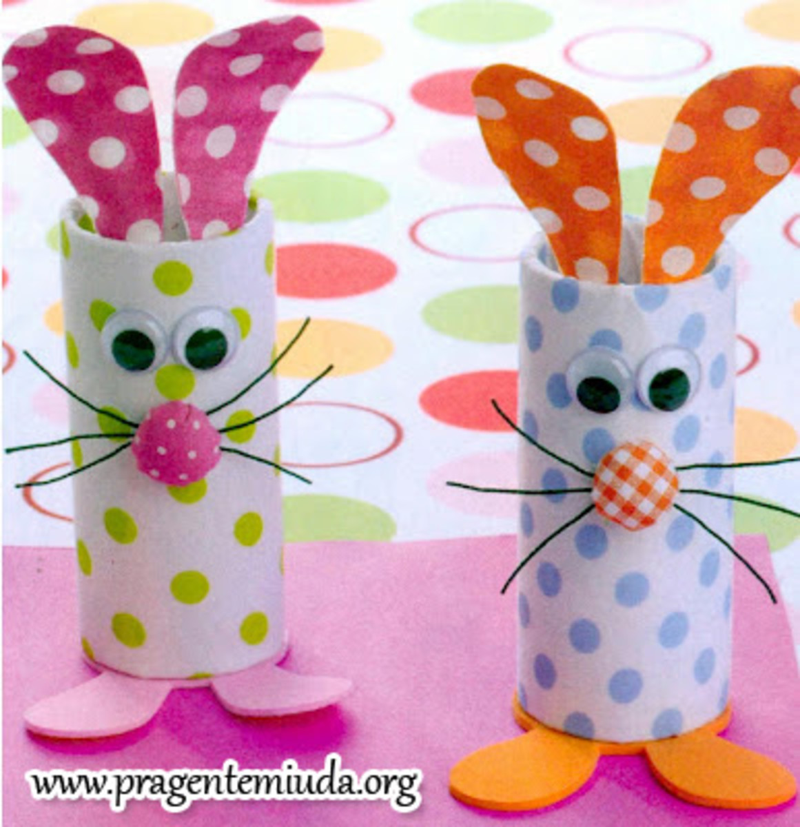 Toilet Roll Bunny Rabbit Craft for kids