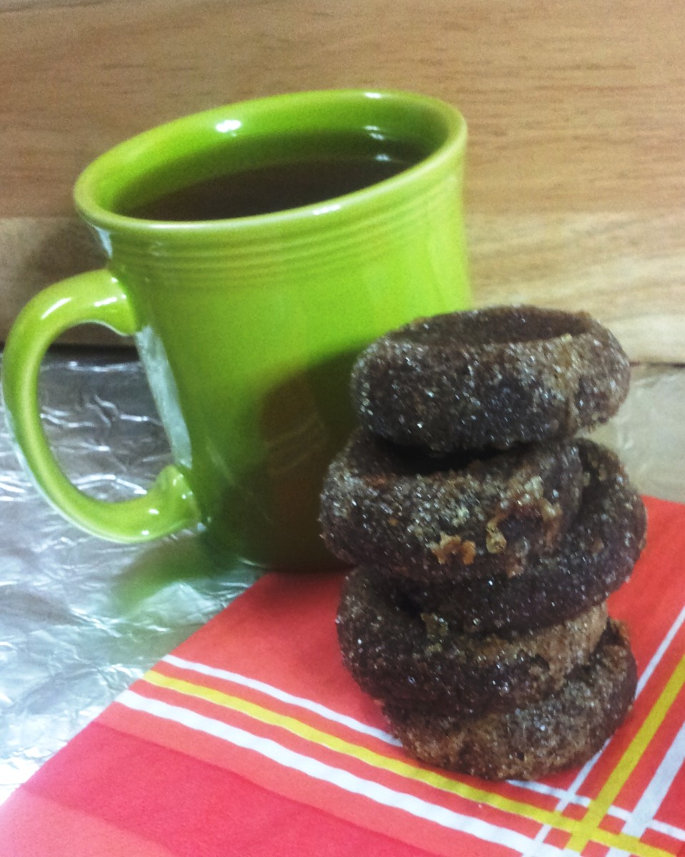 Great pumpkin molasses cookies are like spicy little cake donuts, but healthy!  