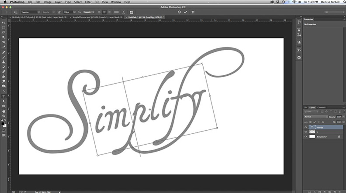 Old Chrome Text Effect In Adobe Photoshop - HubPages