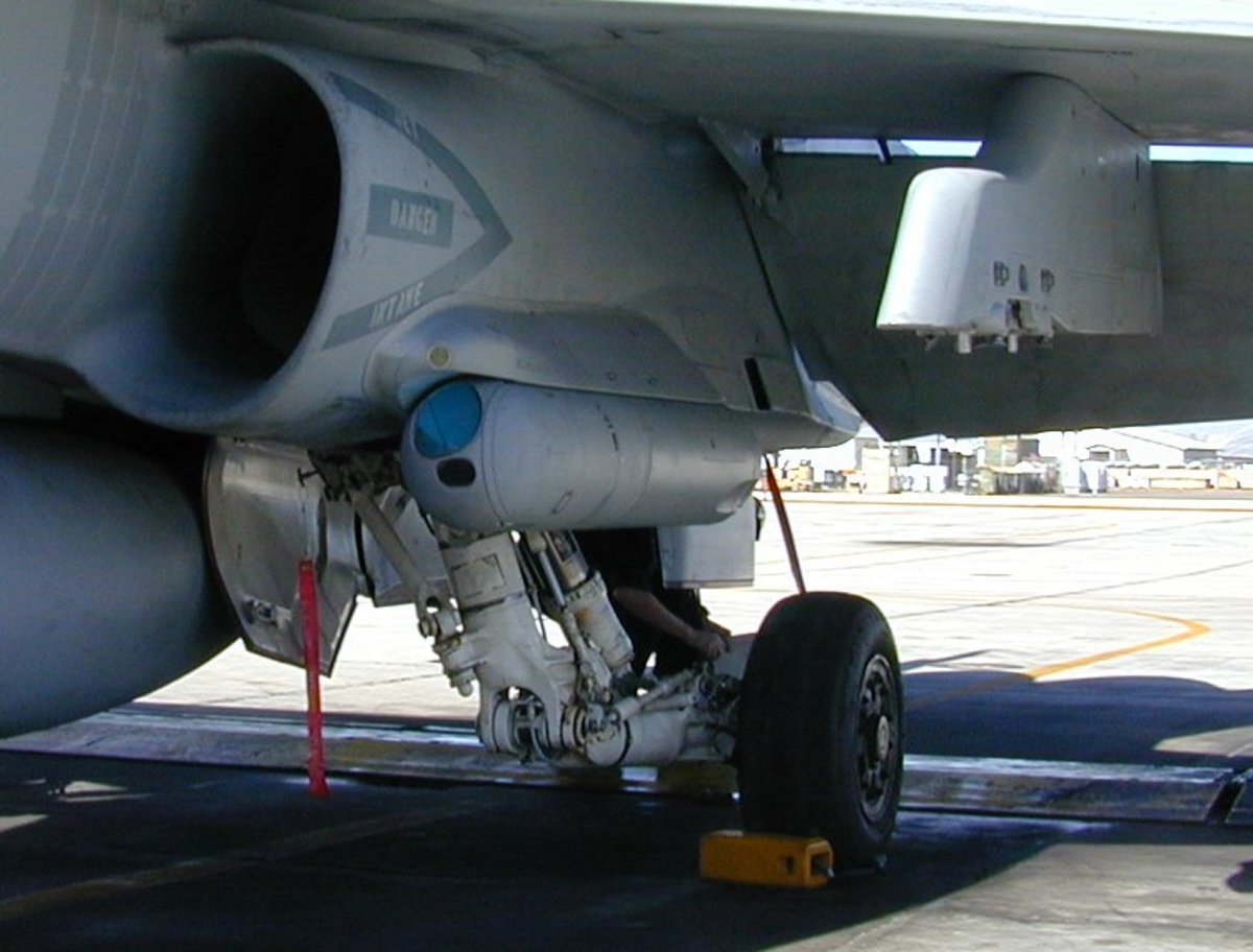 ATFLIR Targeting pod on an F-18.