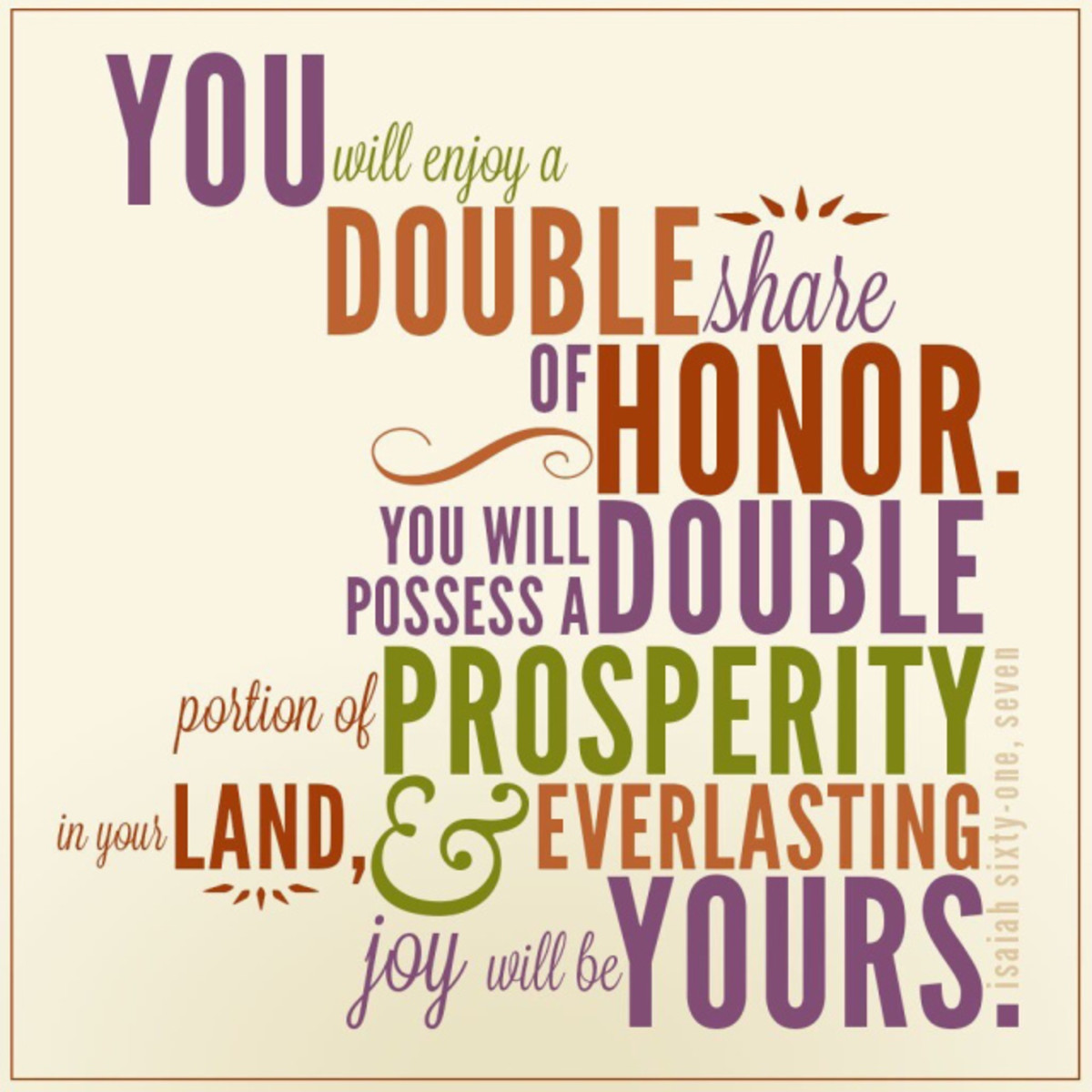 Double for Your Trouble Is Not a Biblical Promise
