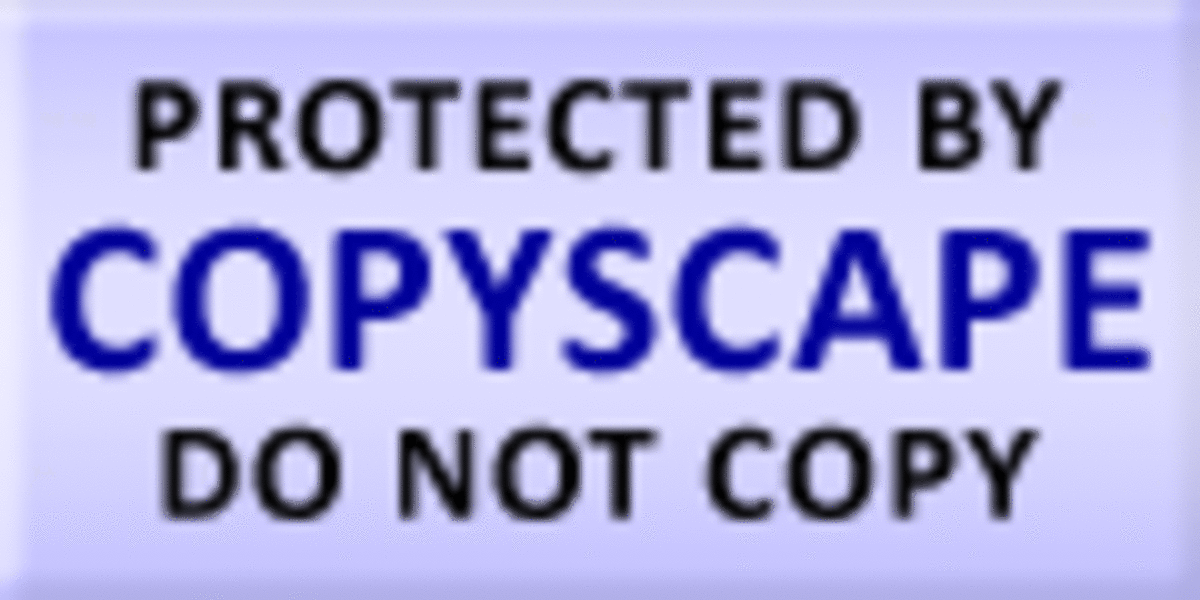 Copyrights protected by copyscape