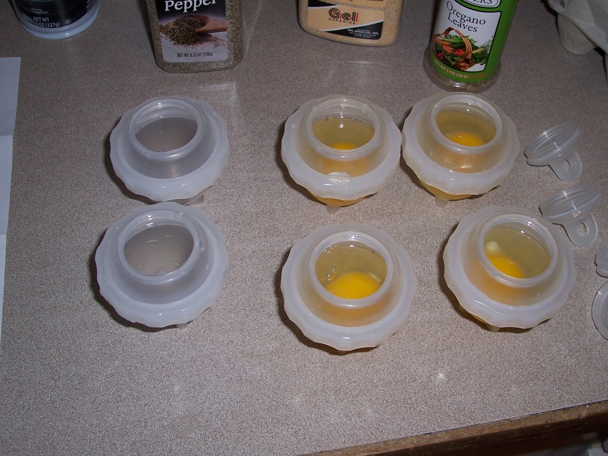 Step 4: Adding eggs