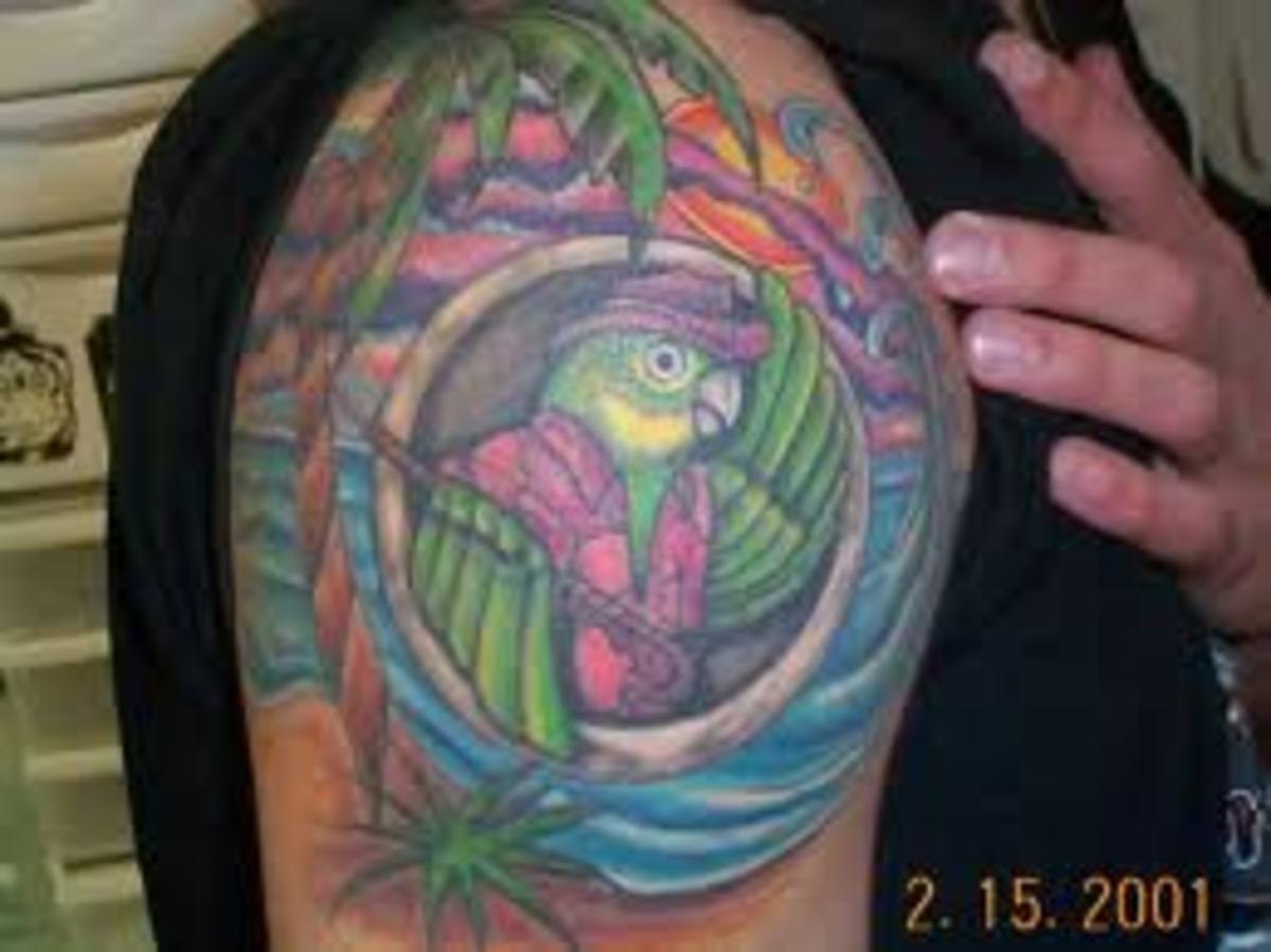 parrot-tattoos-and-meanings