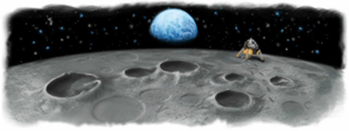 Google Doodle celebrating the Moon Landing