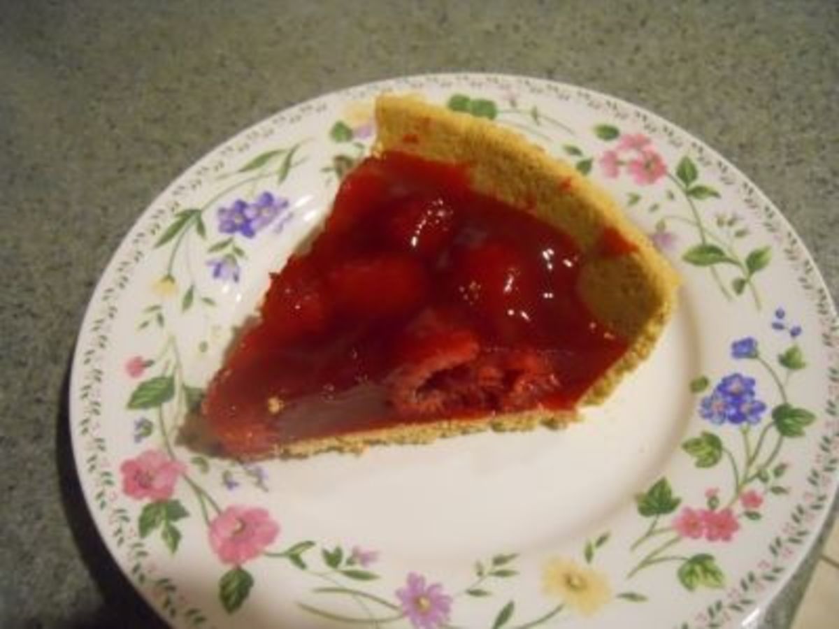 Slice of Danish Dessert raspberry pie