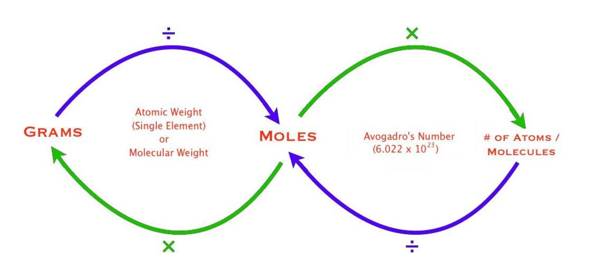 the-mole-road-from-grams-to-moles-and-back-again