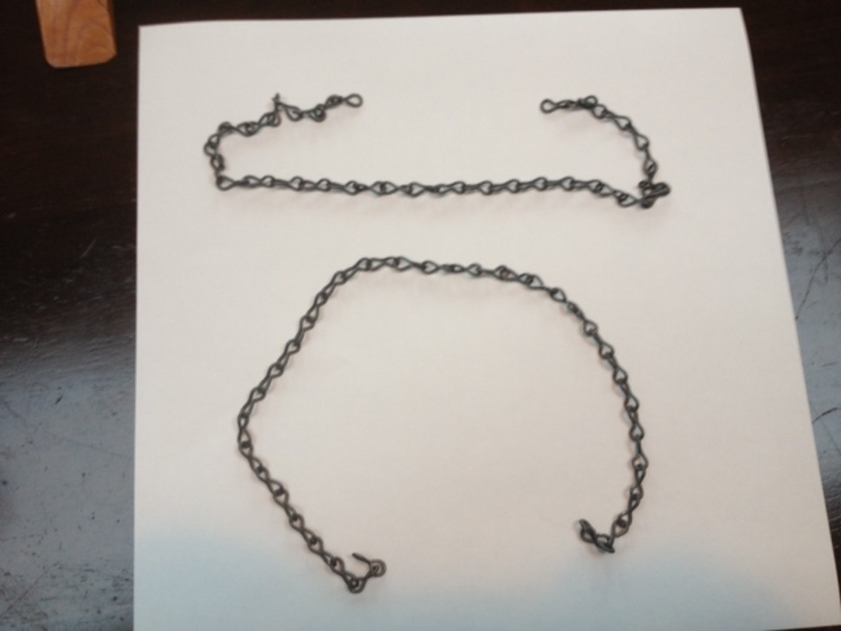 Cut each chain the same length