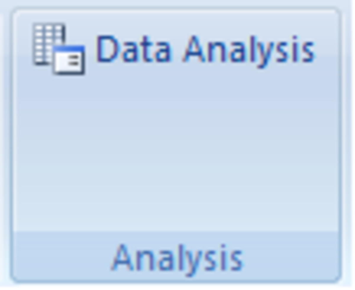 data analysis tool in excel 2007