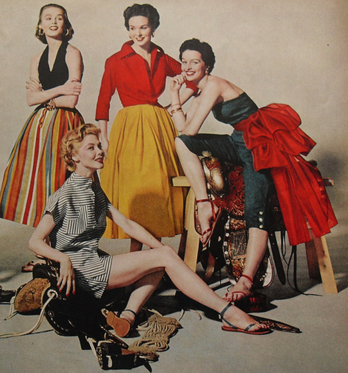 Stylish 1950's women