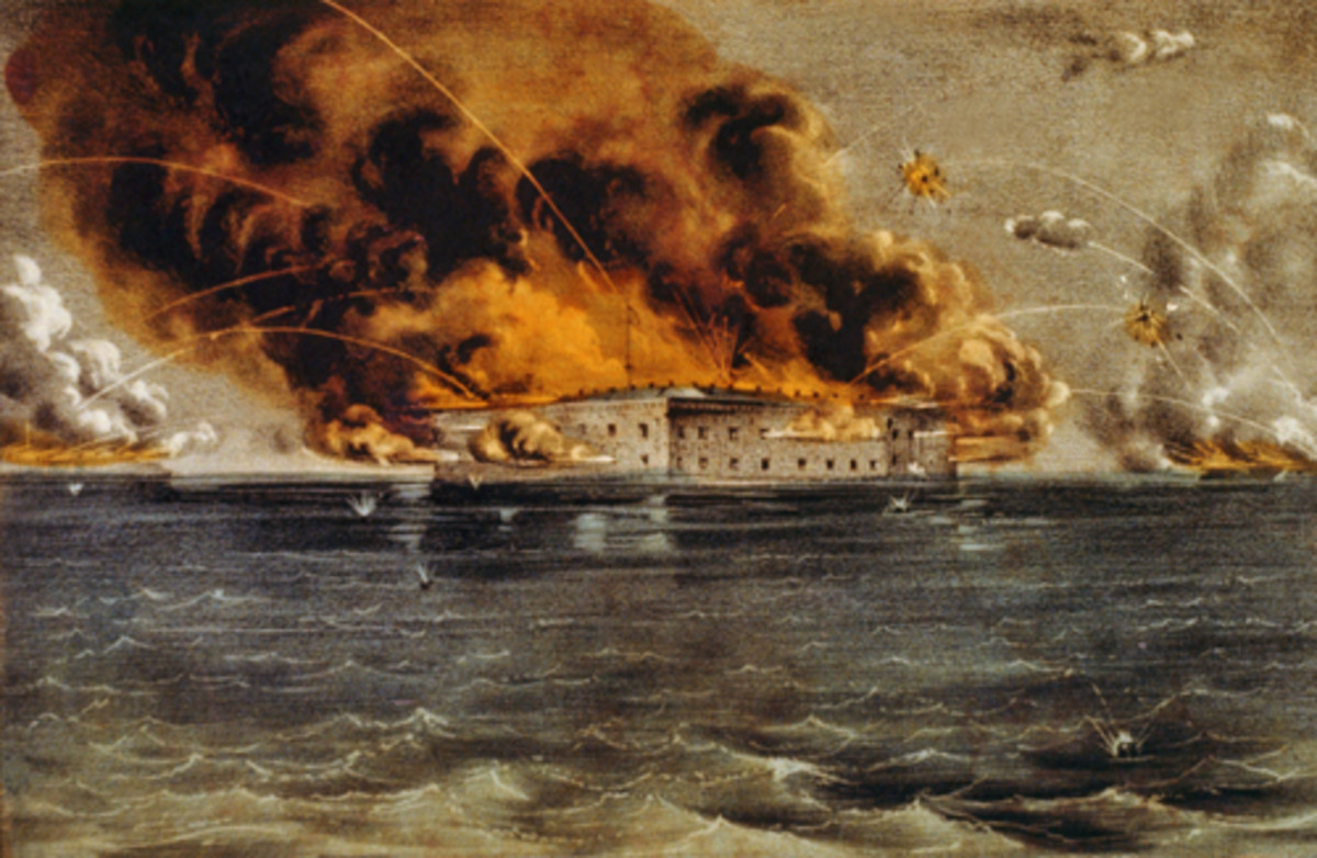 Fires burn out of control in Fort Sumter
