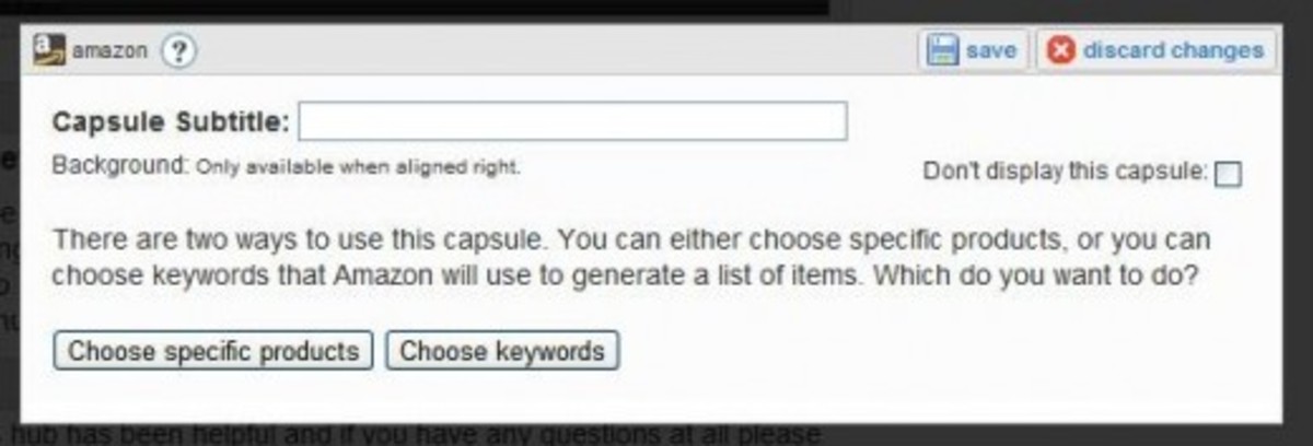 You can either choose a specific product through giving them the product ID or type in keywords for your product and it will automatically display the best matches on Amazon for your keywords.