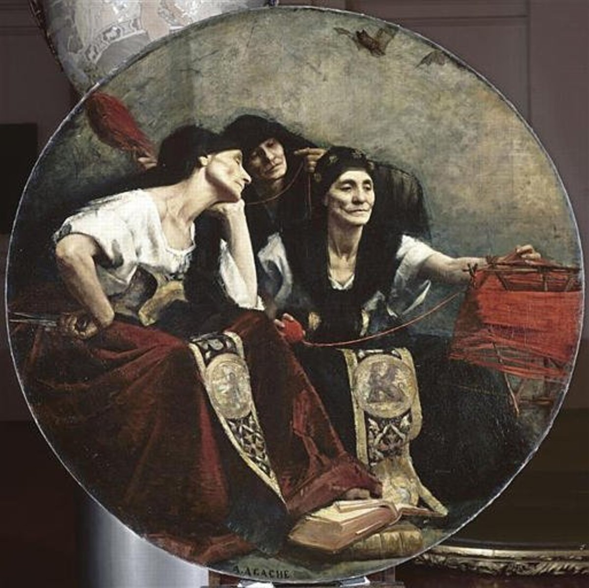 The Fates by Alfred Agache, c 1885