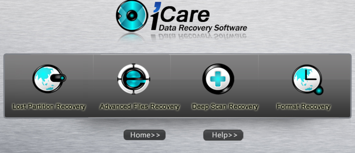 Care data. Deep scan Recovery. Format Recovery. ICARE Recovery.