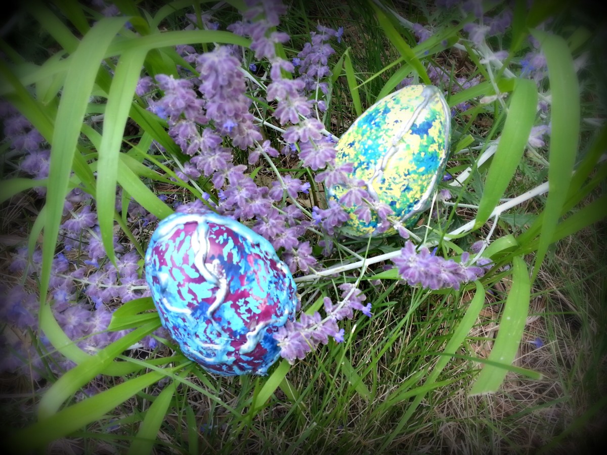 My kids version of Nature and Ice Dragon eggs.
