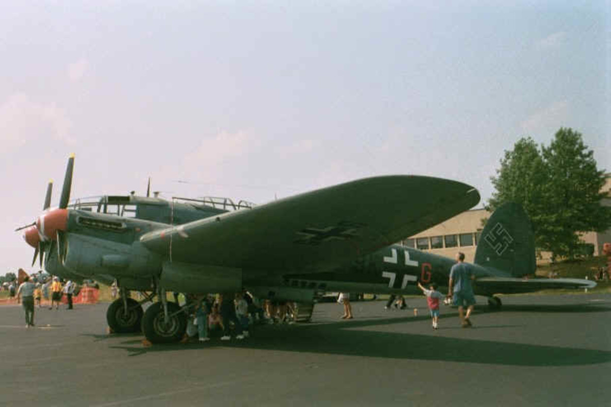 A CASA 2.111 at Leesburg Airport, Virginia, circa 2000. A CASA 2.111 at Leesburg Airport, Virginia, circa 2000.