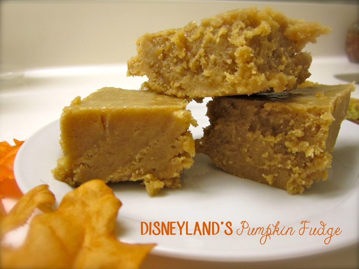 Disneyland's Pumpkin Fudge