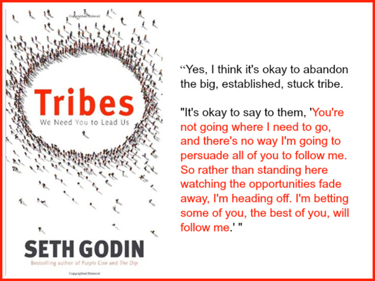 Seth Godin Business Philosophy Quote from His Publication 'Tribes'