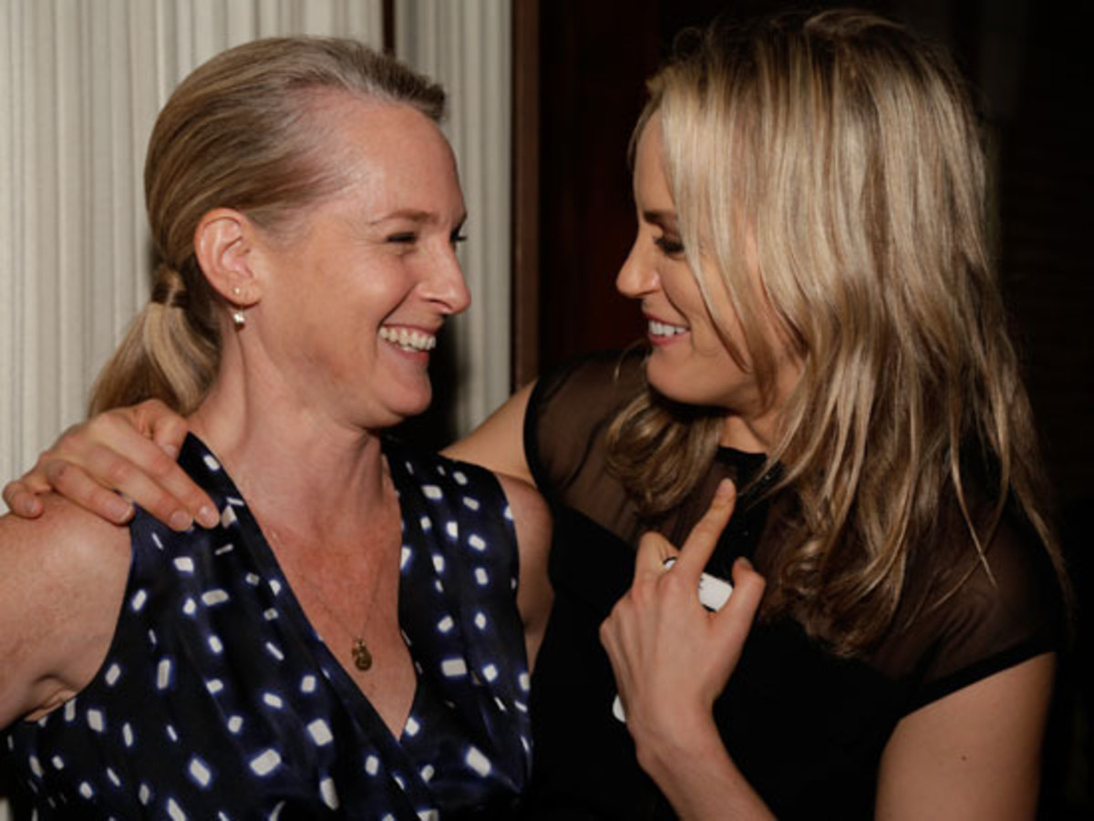 Piper Kerman and Taylor Schilling