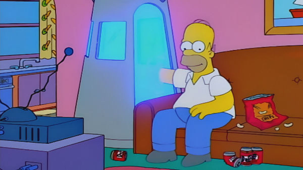 Homer uses a matter transporter to get a beer. http://static-media.fxx.com/img/FX_Networks_-_FXX/847/223/Simpsons_09_07_P4.jpg?resize=600:*