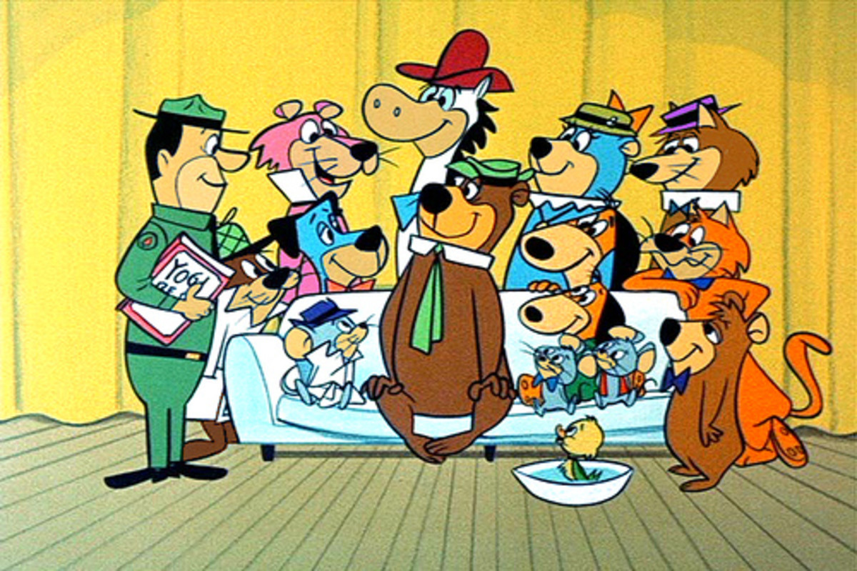 The final episode of The Yogi Bear Show ended in a birthday party attended by the majority of Hanna-Barbera's animal characters up to that point