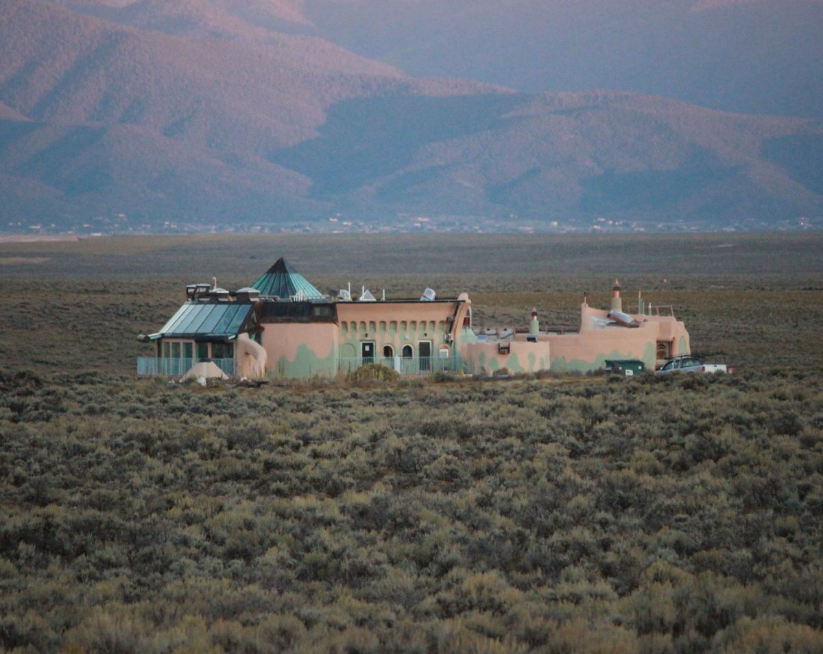 Earthship near Taos, New Mexico.