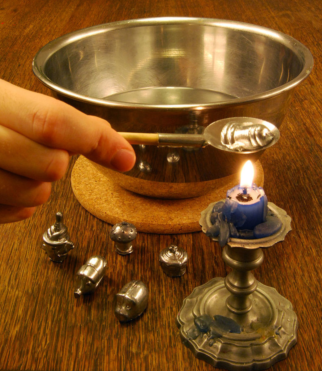 Divining with Lead - A German New Year's Custom