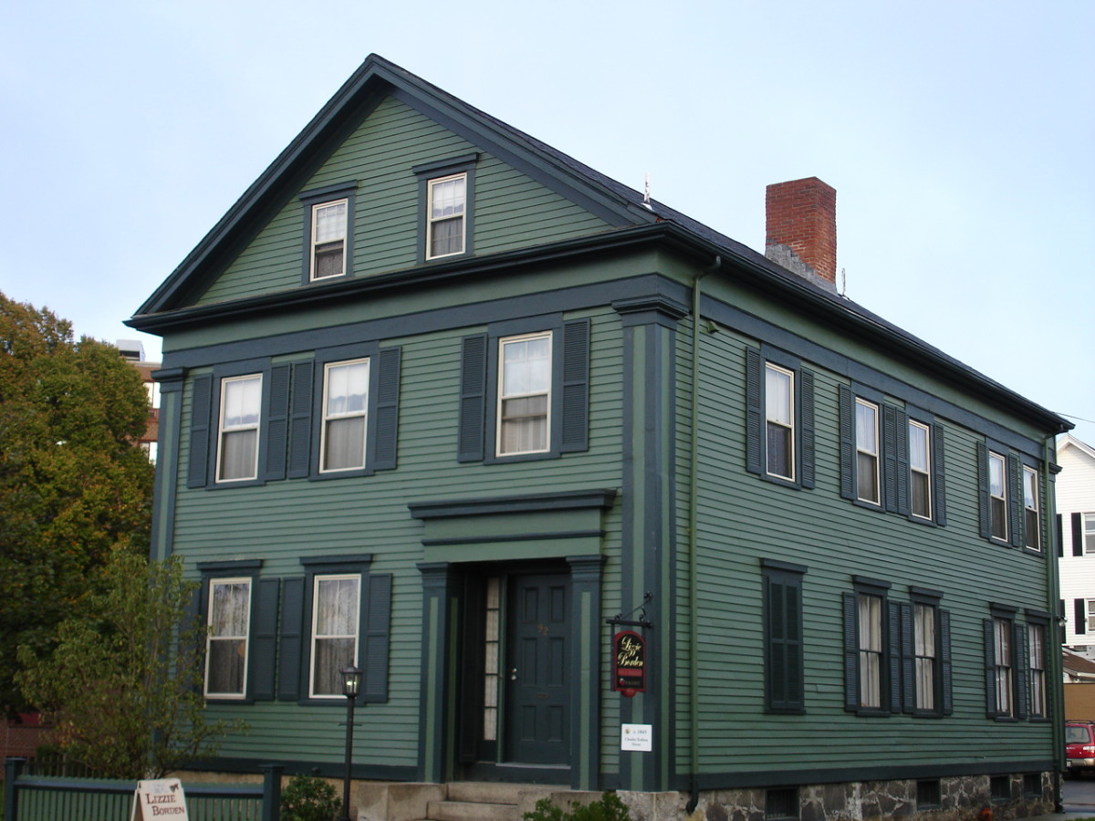 The Borden house is now a bed and breakfast. You can stay in the room where Abby Borden was murdered.