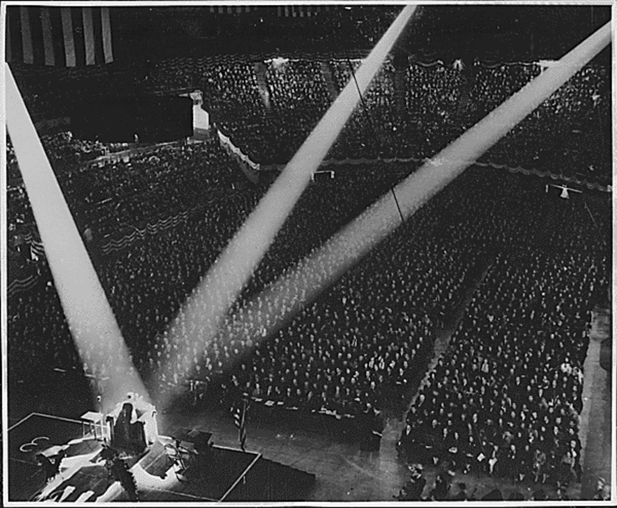 Interior of the original Madison Square Garden (1940)