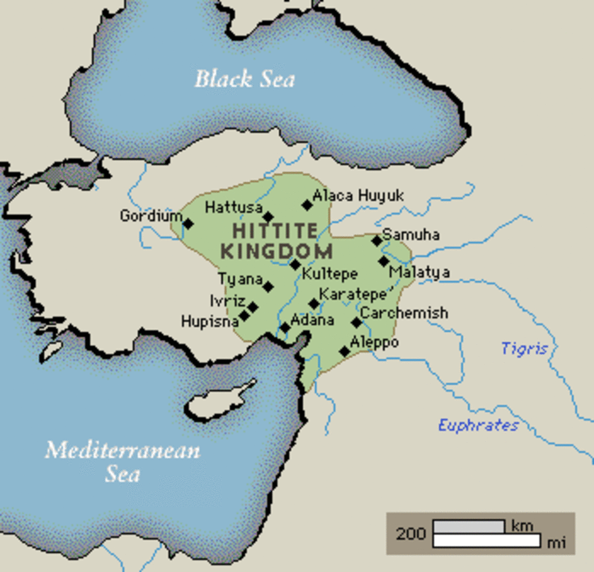 From history-world. Com ...expanse of the Hittite Empire