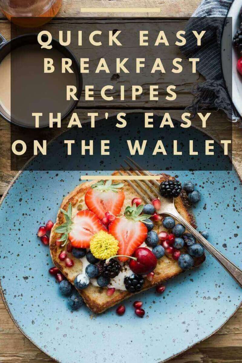  Easy Breakfast Ideas 