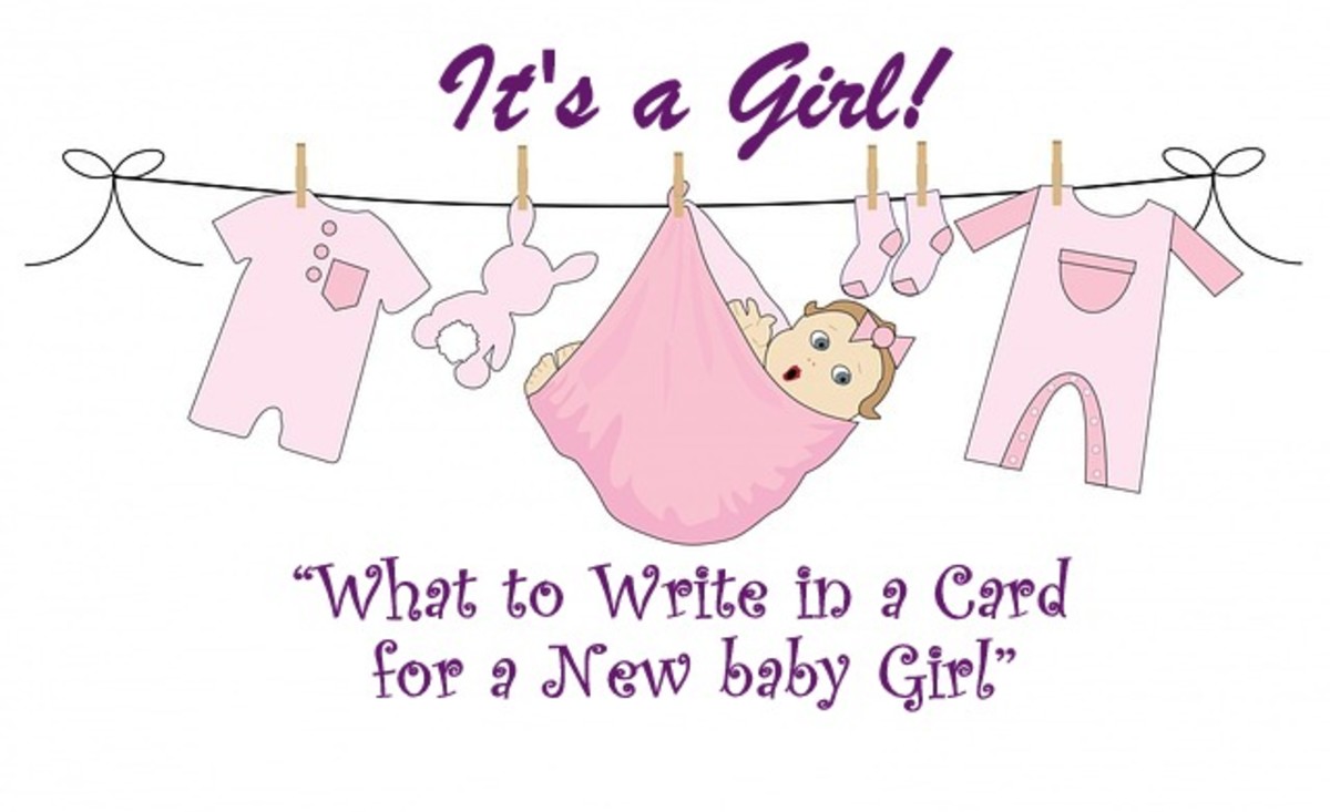 What To Write In A New Baby Card HubPages
