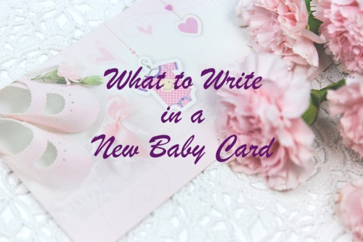What To Write In A New Baby Card HubPages