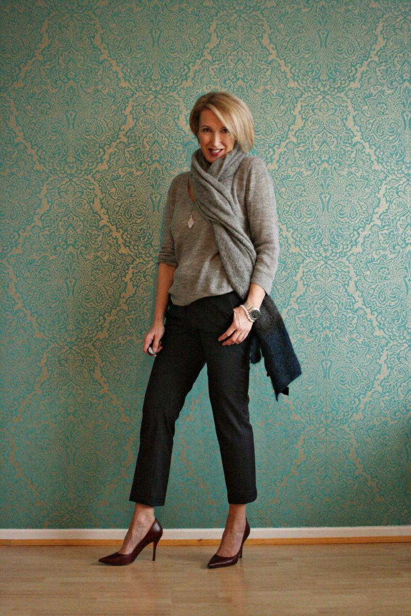 cropped trousers...don't be afraid to show your ankles...