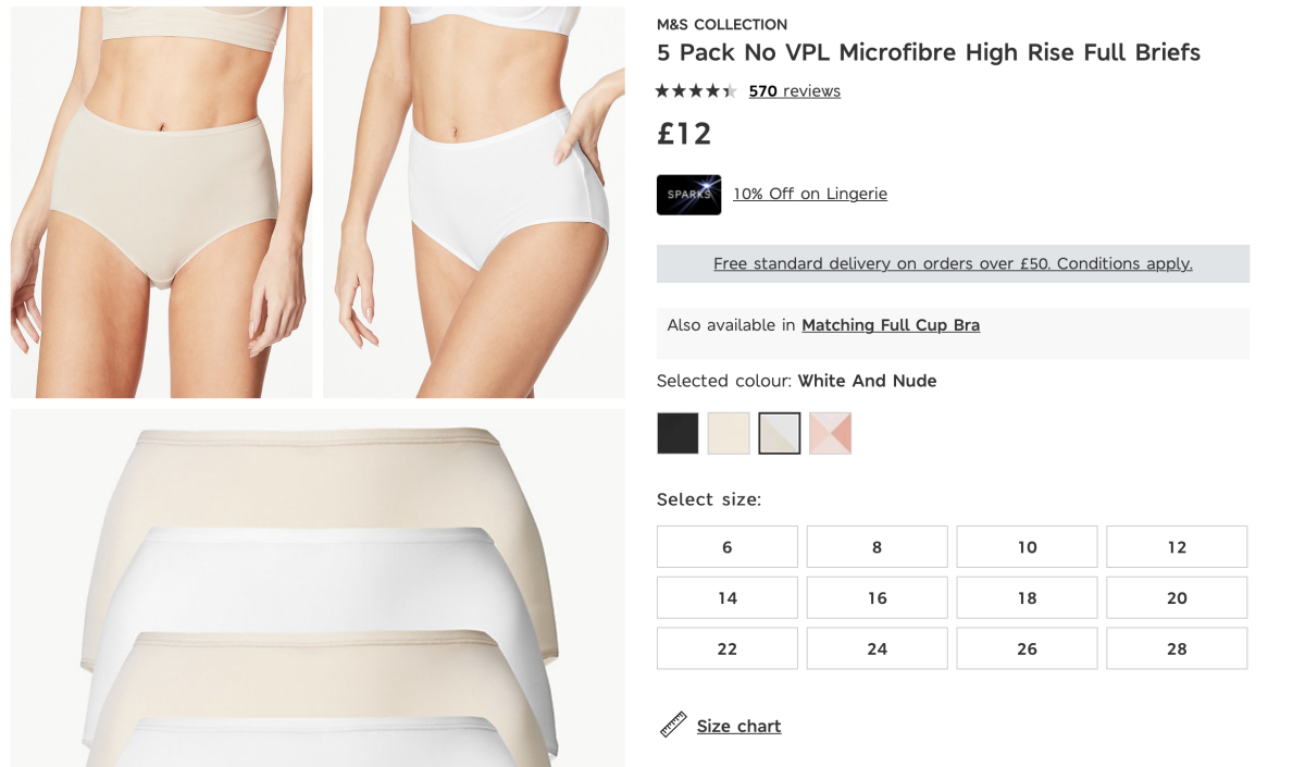 M&S Panties and the Men Who Buy Them