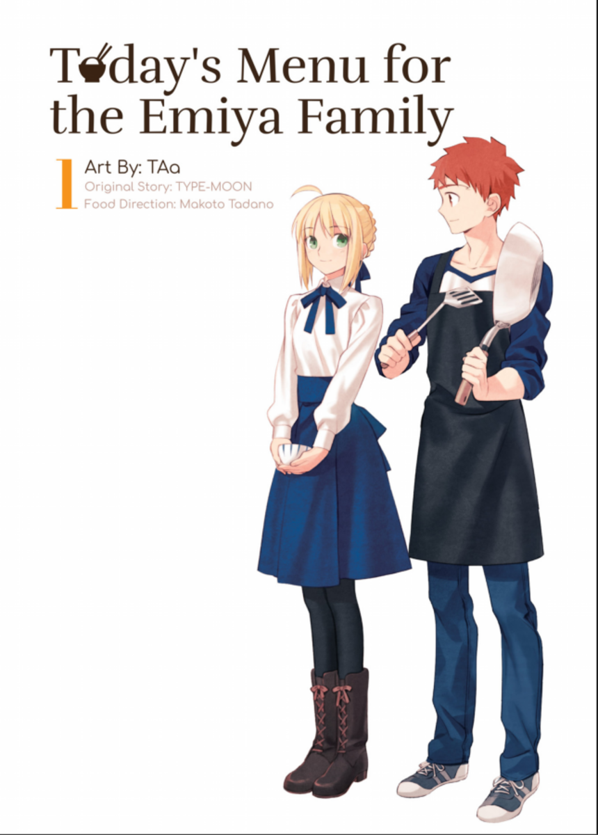 Cover for Today's Menu for the Emiya Family manga volume 1.